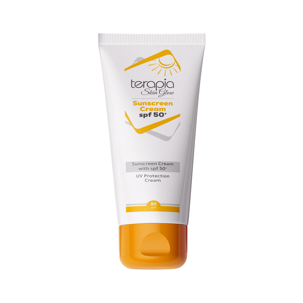 Sunscreen cream with spf 50+