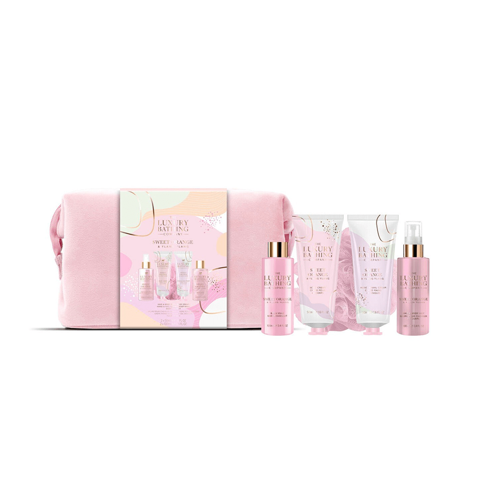The Luxury Bathing Company Sweet Orange & Ylang Ylang Glow Getaway Gift Set