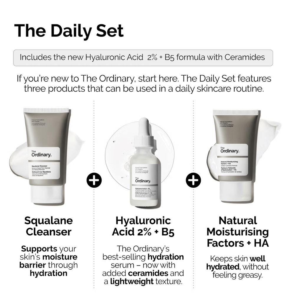 The Ordinary The Daily Set Skincare Gift Set (Worth £23.20)